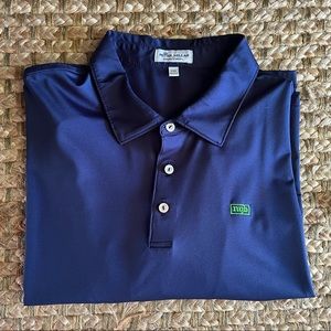 Peter Millar Mens Navy Golf Shirt - XXL